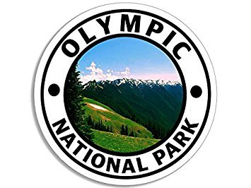 Olympic National Park Souvenir Magnet - 4x4 Inch Round Collectible Travel Gift for Hiking, RV Trips & Adventure Enthusiasts | Perfect for Fridge, Cooler & Travel Memorabilia
