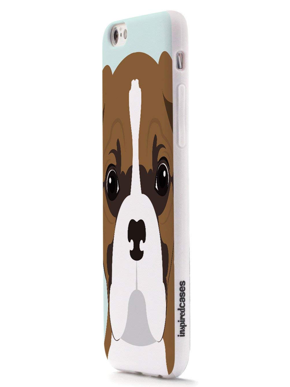 Inspired Cases - iPhone 12 Pro Case - 3D Textured Protective Cover for Apple iPhone 12 Pro - Boxer Dog Design - Shockproof & Scratch Resistant - Perfect for Work, Gym & Outdoor Activities