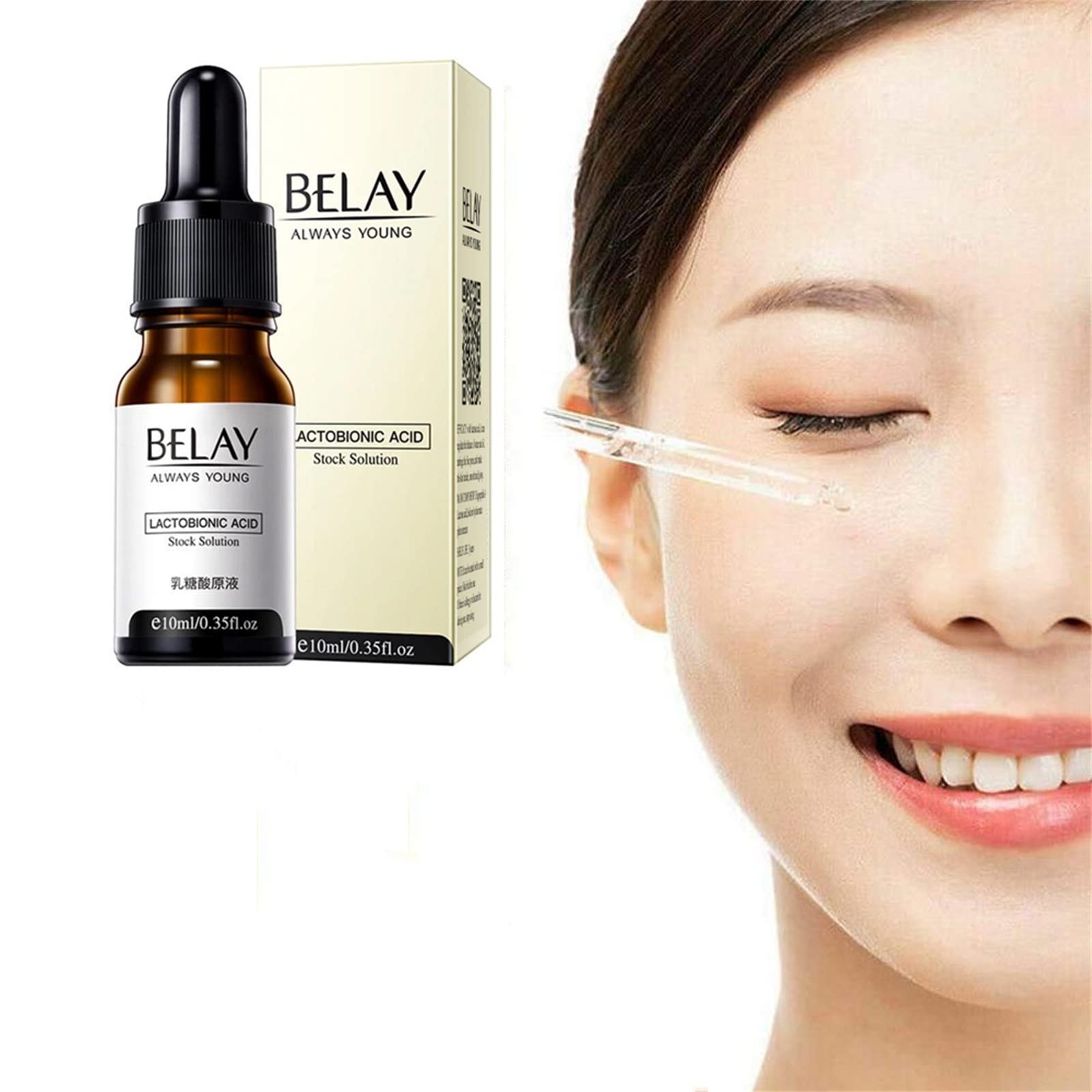 Astideer Belay Serum for Face - Lactobionic Acid & Lactic Acid Pore Minimizer, Instant Perfection Facial Serum for Skin Tightening & Pore Shrinking | Reduce Pores & Improve Skin Texture | Perfect for Daily Skincare Routine & Nighttime Treatment