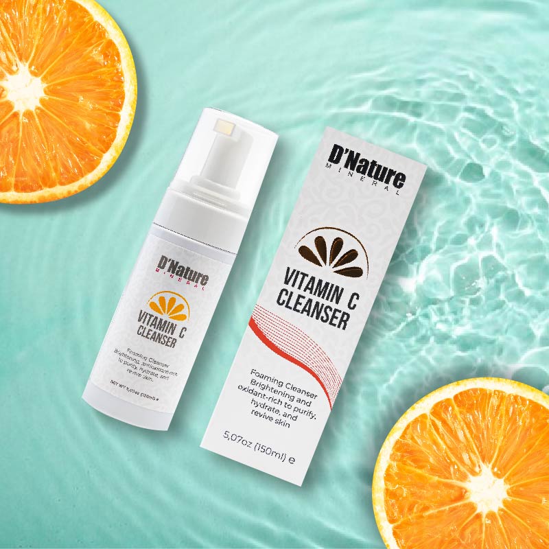 Best Vitamin C Facial Cleanser for Brightening & Acne - Gentle Daily Face Wash for Glowing Skin - Perfect for Morning & Night Routine