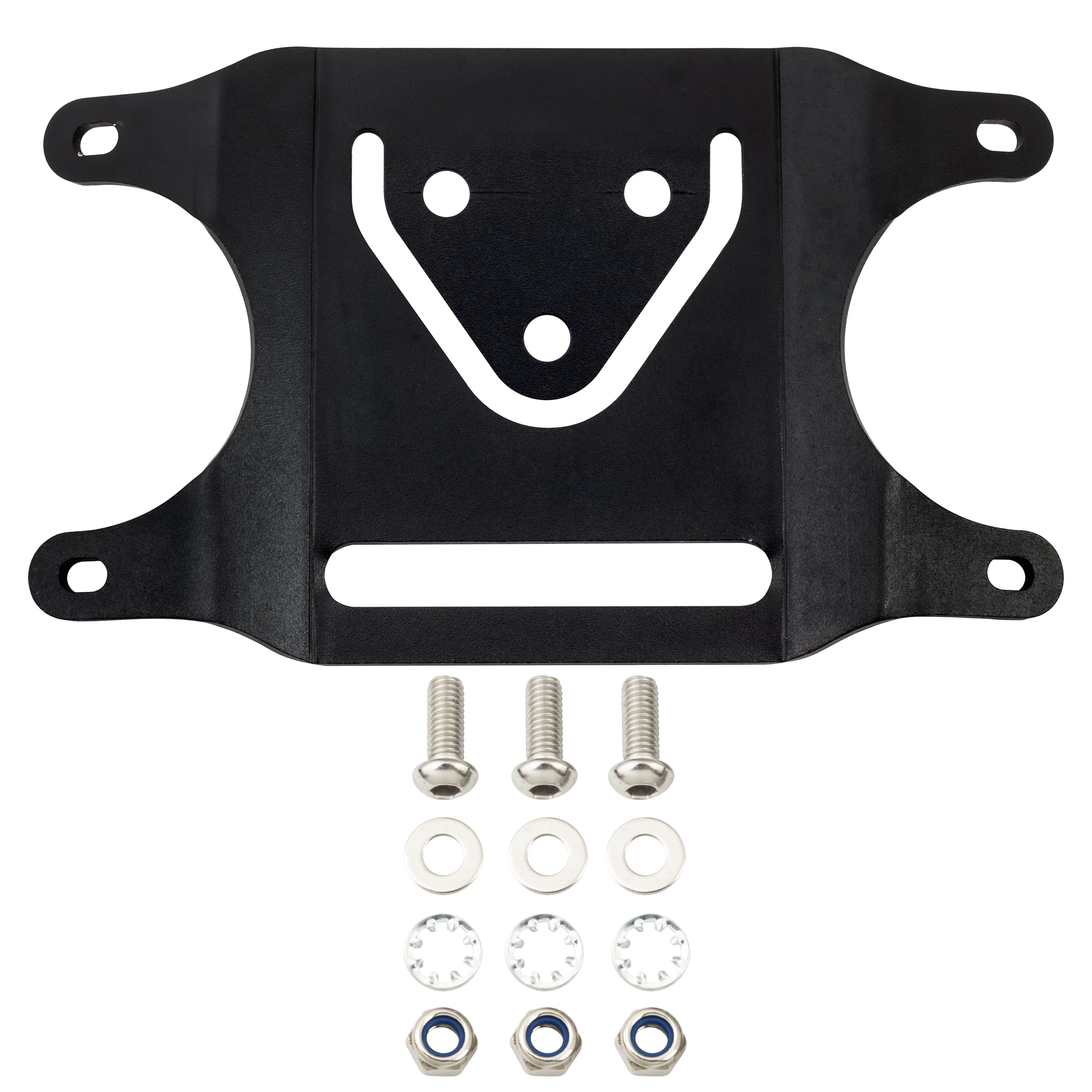 Eagle Lights Curved Laydown License Plate Mount Relocation Bracket for Harley Davidson Motorcycles - Universal Fit, Easy Installation for Road Glide, Street Glide & Touring Models - Perfect for Customization & Improved Rear Visibility