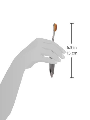 Artis Elite Linear 3 Makeup Brush - Professional Precision Eyeliner Brush for Upper & Lower Lash Lines | Wide Line Application | Special Effects & Everyday Makeup | Perfect for Liquid, Gel & Cream Eyeliners