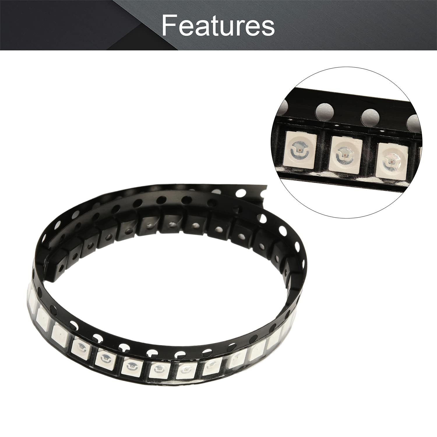 Othmro 40Pcs 3528 Yellow SMD LED Diodes - 2V 15-20mA 300-400mcd Bright Light Bulbs for Electronics, DIY Projects & Circuit Experiments - Perfect for Home Lighting, Automotive & Electronic Repair