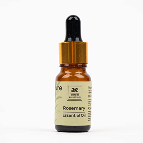 Pure Organic Rosemary Essential Oil for Skin & Hair Growth | 100% Natural Aromatherapy Diffuser Oil | Relax & Unwind | Promotes Healthy Scalp & Glowing Skin | Perfect for Massage, DIY Beauty & Home Spa (10ml)