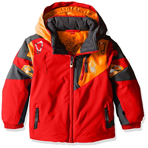 Spyder Boys Mini Leader Jacket - Waterproof Winter Jacket for Kids - Outdoor Ski Snowboarding Jacket for Boys - Warm & Windproof Cold Weather Gear for Toddlers - Perfect for Skiing, Snow Play & Winter Adventures