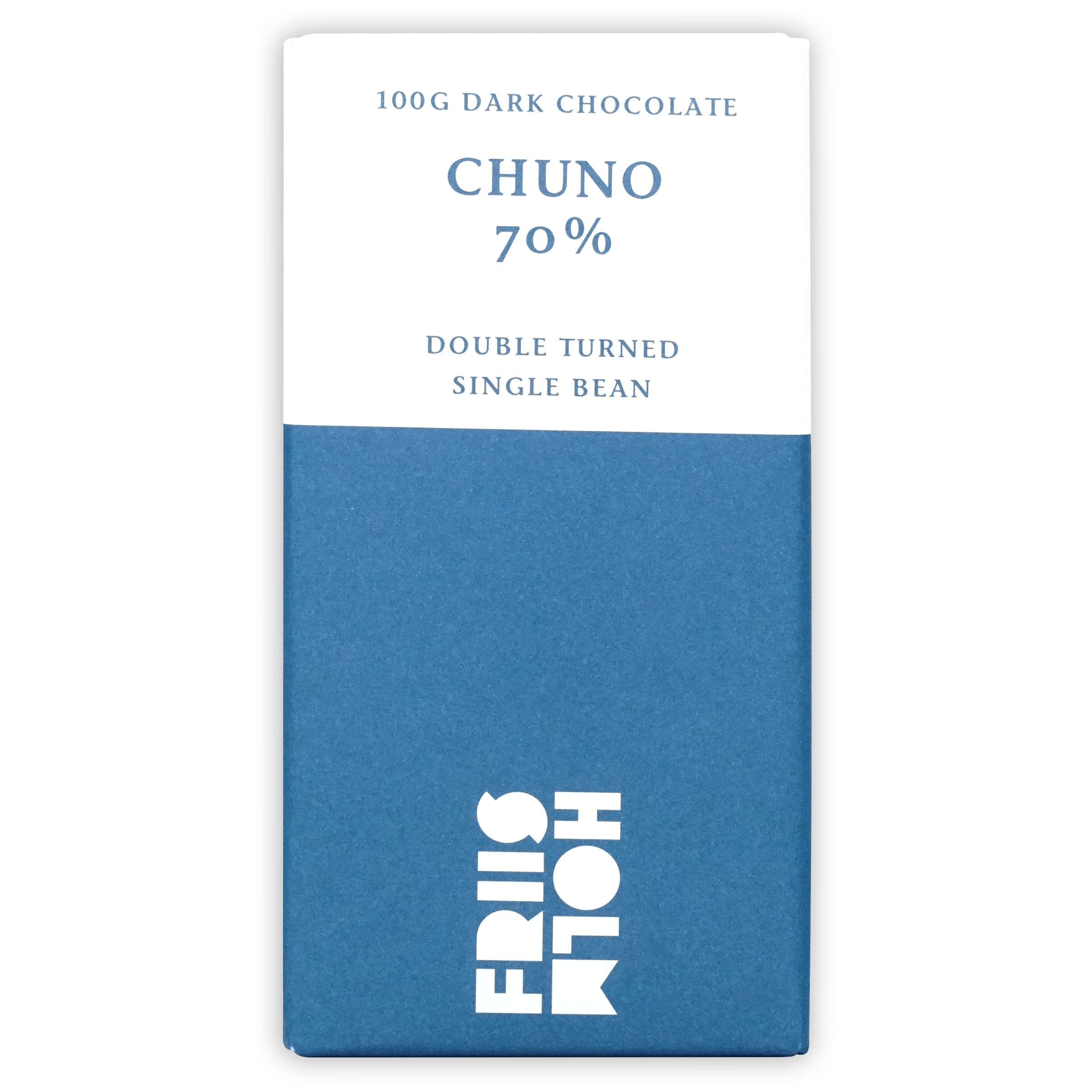 Premium Friis Holm Dark Chuno Double Turned Nicaragua 70% Cacao Chocolate Bar - Gourmet Dark Chocolate for Baking, Gifting & Desserts