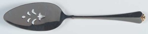 Oneida Golden Juilliard Stainless Steel Pie Server with Gold Accent - Elegant Serving Utensil for Desserts, Parties & Holiday Gatherings