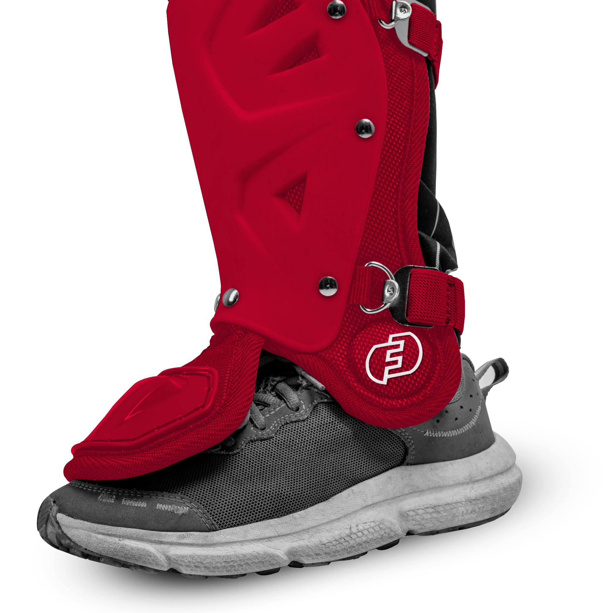 FORCE3 Defender Catcher Leg Guards for Baseball - Youth Size 12.5, Ages 6-9 | Protective Gear for Junior Catchers | Perfect for Little League Games & Practice