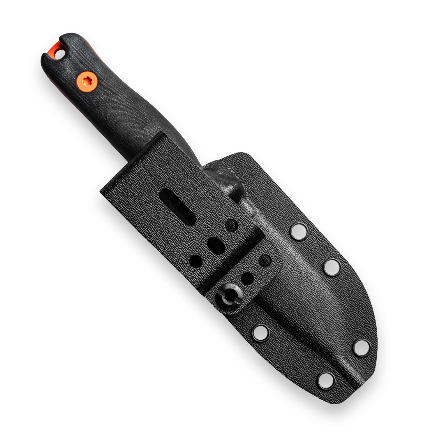 BLEM F3XC Extreme Conditions EDC Fixed Blade Knife - CPM 3V Steel, High Visibility Orange & Black G10 Handle - Survival, Camping, Hunting, Outdoor Adventure Gear