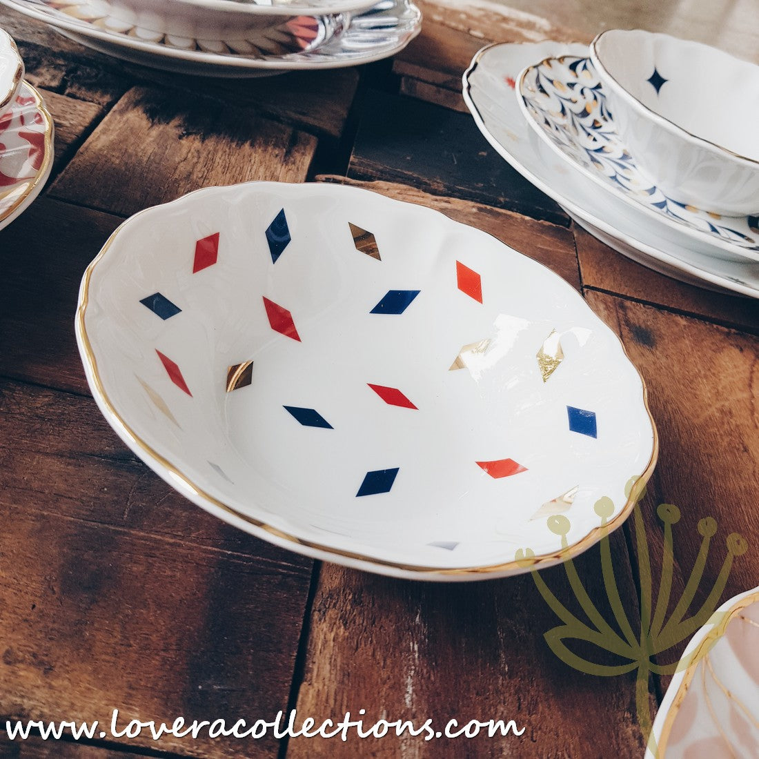Bitossi Italy Abracadabra Dinnerware Set by La Tigre - Premium Ceramic Plates & Bowls for Elegant Dining, Perfect for Dinner Parties & Home Decor