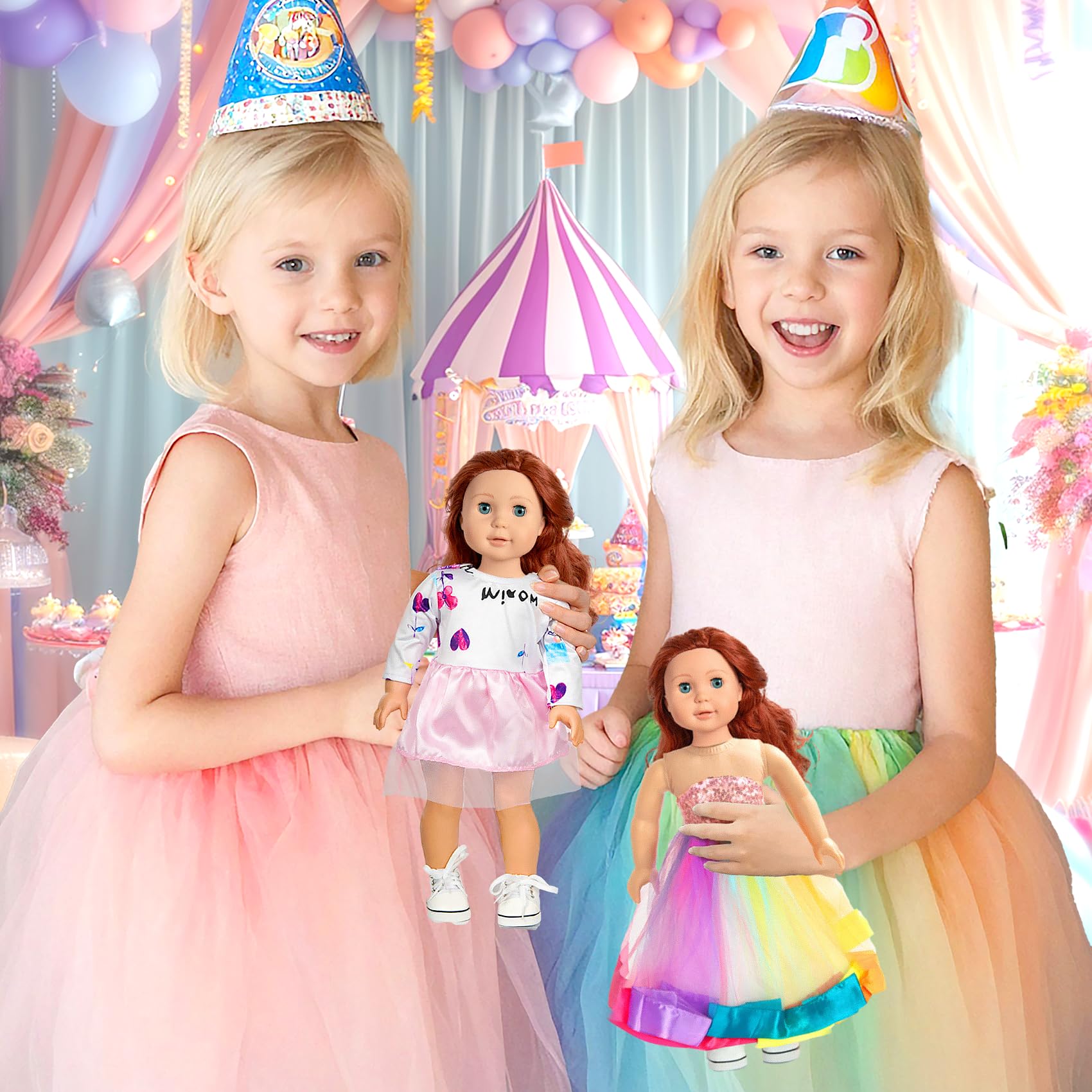 18 Inch Doll Clothes & Accessories - American Girl Doll Socks & Shoes Set for 18
