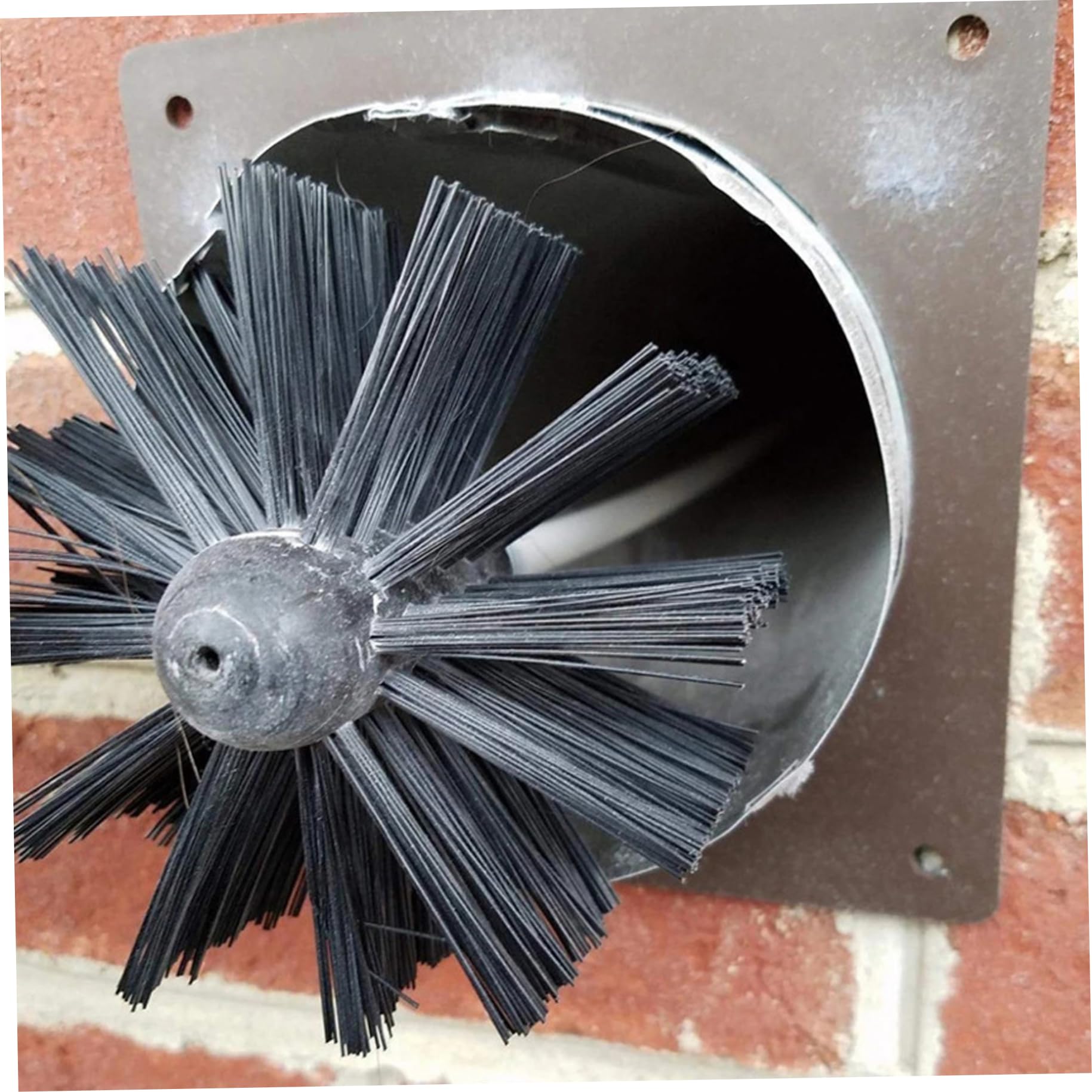 14-Piece Dryer Vent Cleaning Kit with 16-inch Bendable Brush & 4-inch Quick Connect Head - Chimney Sweep & Lint Removal Tool for Efficient Home Maintenance (Ideal for Dryer, HVAC, and Chimney Cleaning)