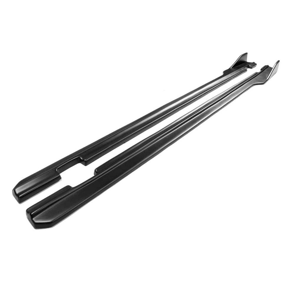 FREEMOTOR802 Compatible With 2015-2023 Dodge Challenger SXT Side Skirts - SXT Style Unpainted Black PP Rocker Panels - Perfect for Car Customization & Body Protection