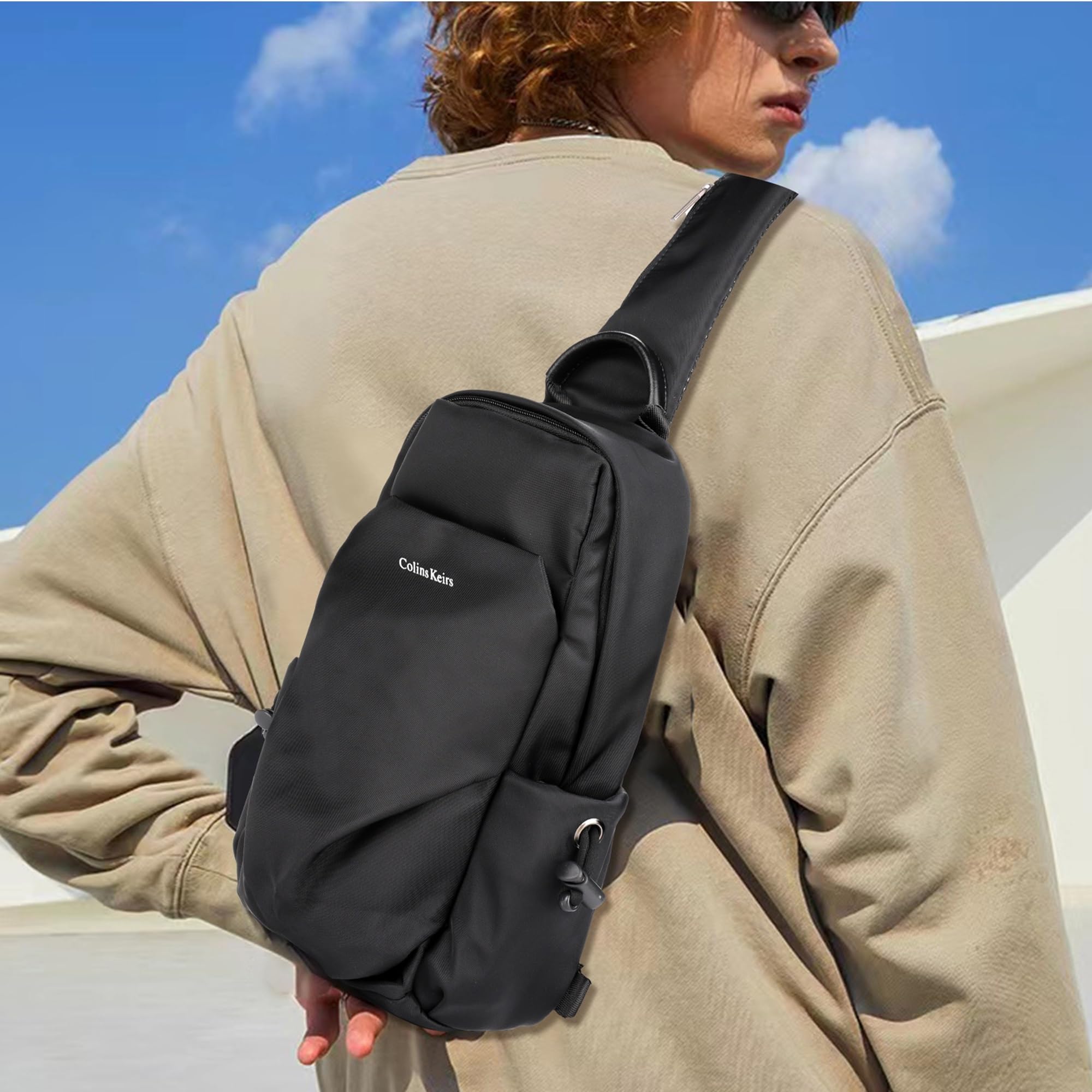 Stylish Unisex Chest Bag - Crossbody Shoulder Bag for Men & Women - Lightweight Travel Backpack for Hiking, Commuting & Daily Use