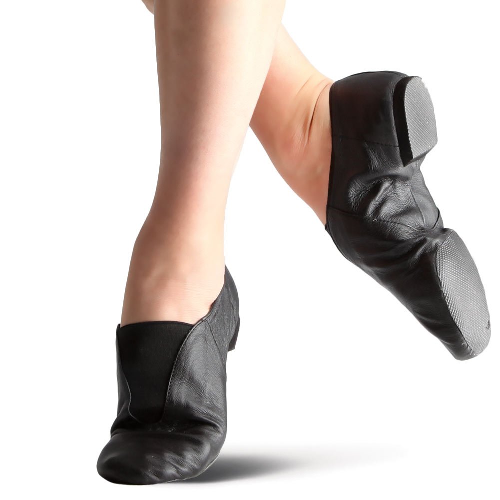 Premium Slip-On Jazz Shoes for Women & Men - Genuine Leather & Elastic Comfort - Perfect for Dance, Practice & Casual Wear