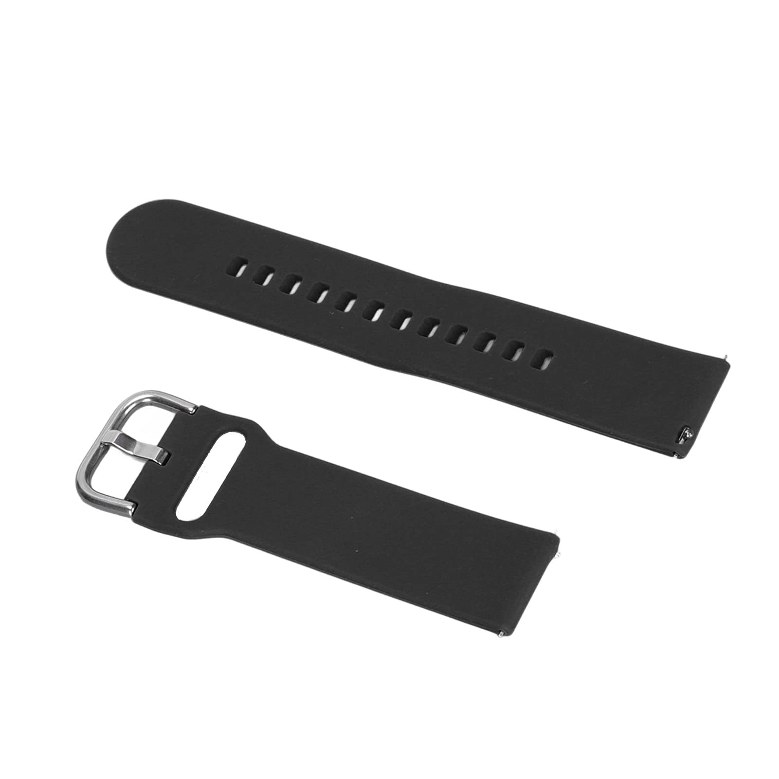 Premium Soft Silicone Watch Band for Amazfit Bip U - Skin-Friendly, Adjustable, Anti-Lost Smartwatch Strap (Black) | Perfect for Workouts, Running & Daily Wear