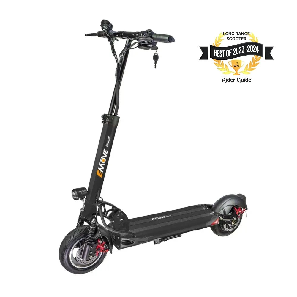 EMOVE Cruiser S 52V Dual Suspension Long Range Electric Scooter for Adults - 60+ Miles Range, 30MPH Speed - Perfect for Commuting & Urban Travel