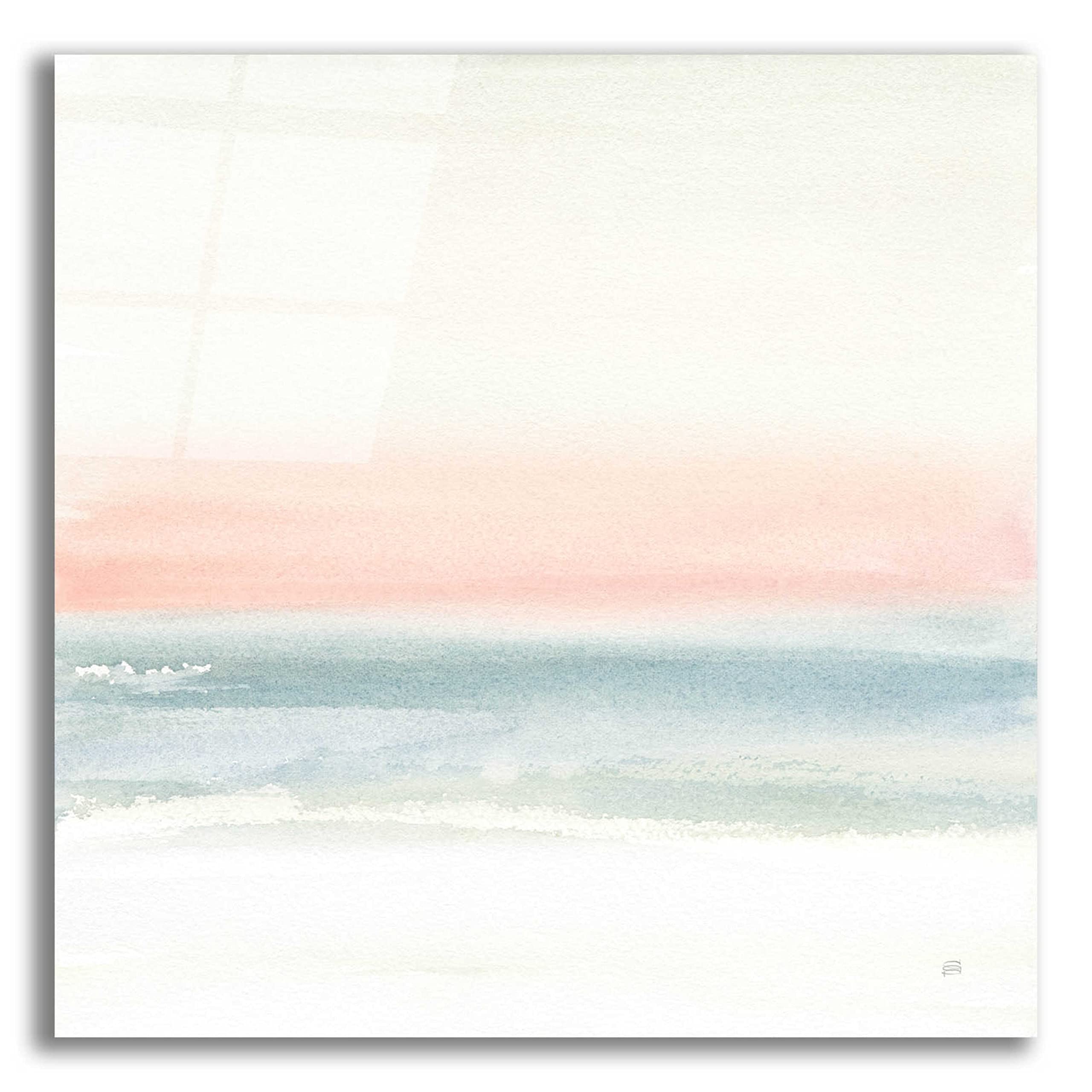 Epic Art 'Pink Fog I' by Chris Paschke - 36x36 Inch Modern Acrylic Glass Wall Decor - Abstract Painting for Living Room, Bedroom & Office Decor