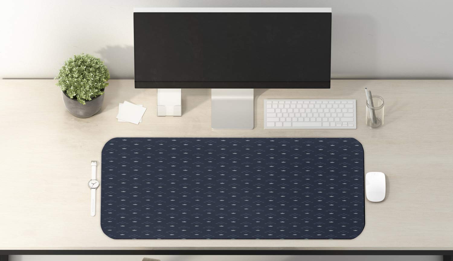 Ambesonne Abstract Computer Mouse Pad - Non-Slip Rubber Gaming Mousepad 31