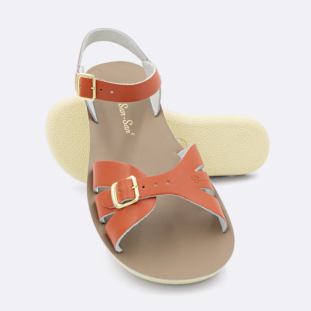 Sun San Boardwalk - Premium Wooden Sandals for Women & Men | Comfortable Beach & Pool Slides | Perfect for Summer, Vacation, and Casual Wear