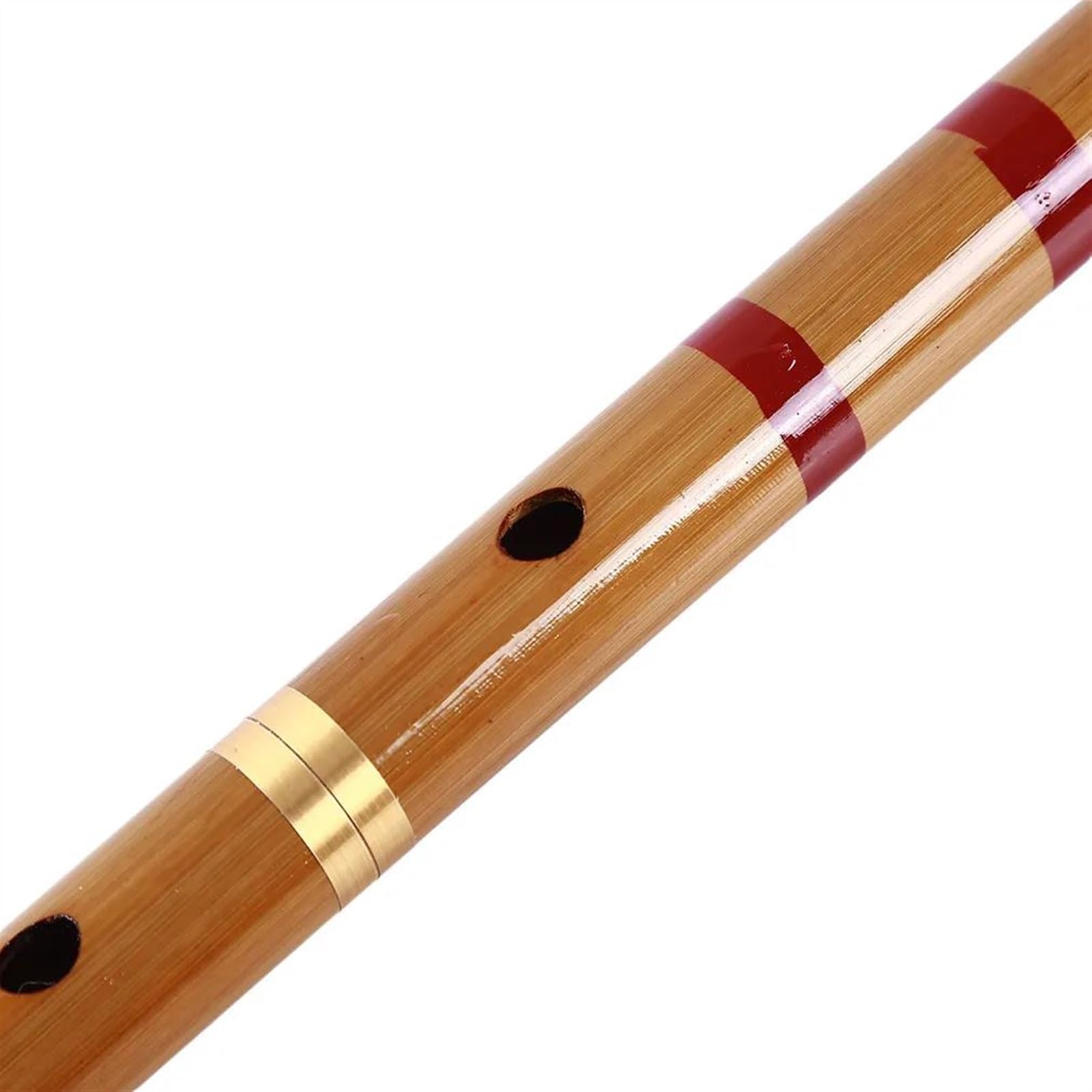 Professional F Key Chinese Traditional Bamboo Flute - Handcrafted Woodwind Instrument for Beginners, Performances & Meditation Music