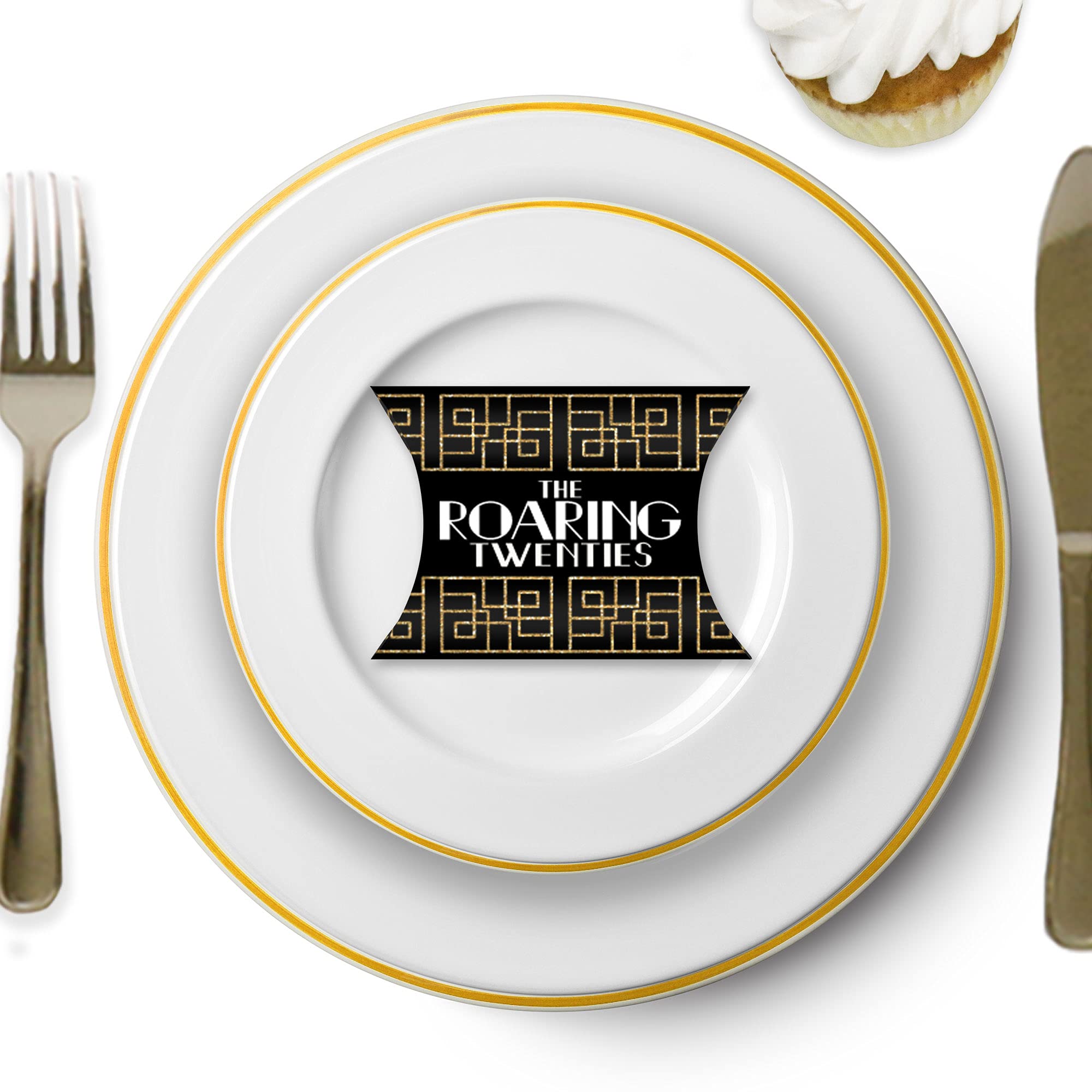 Roaring 20s Gift Boxes - 1920s Art Deco Jazz Party Favors (Set of 20) for Weddings & Events