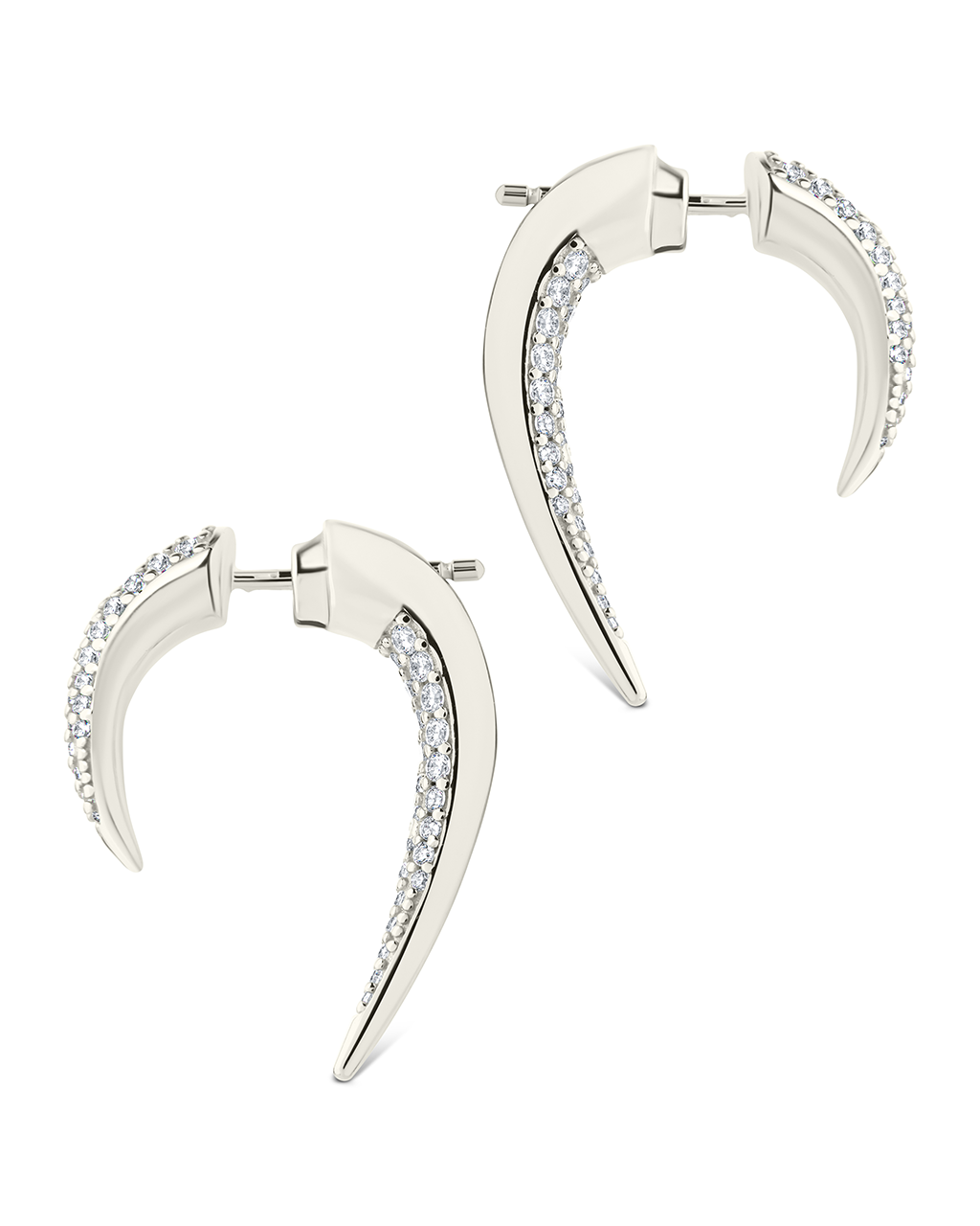 Becca Pointed CZ Stud Earrings - Sparkling Cubic Zirconia Stud Earrings for Women, Elegant Gift for Birthday, Anniversary & Valentine's Day | Perfect for Parties, Weddings & Everyday Wear