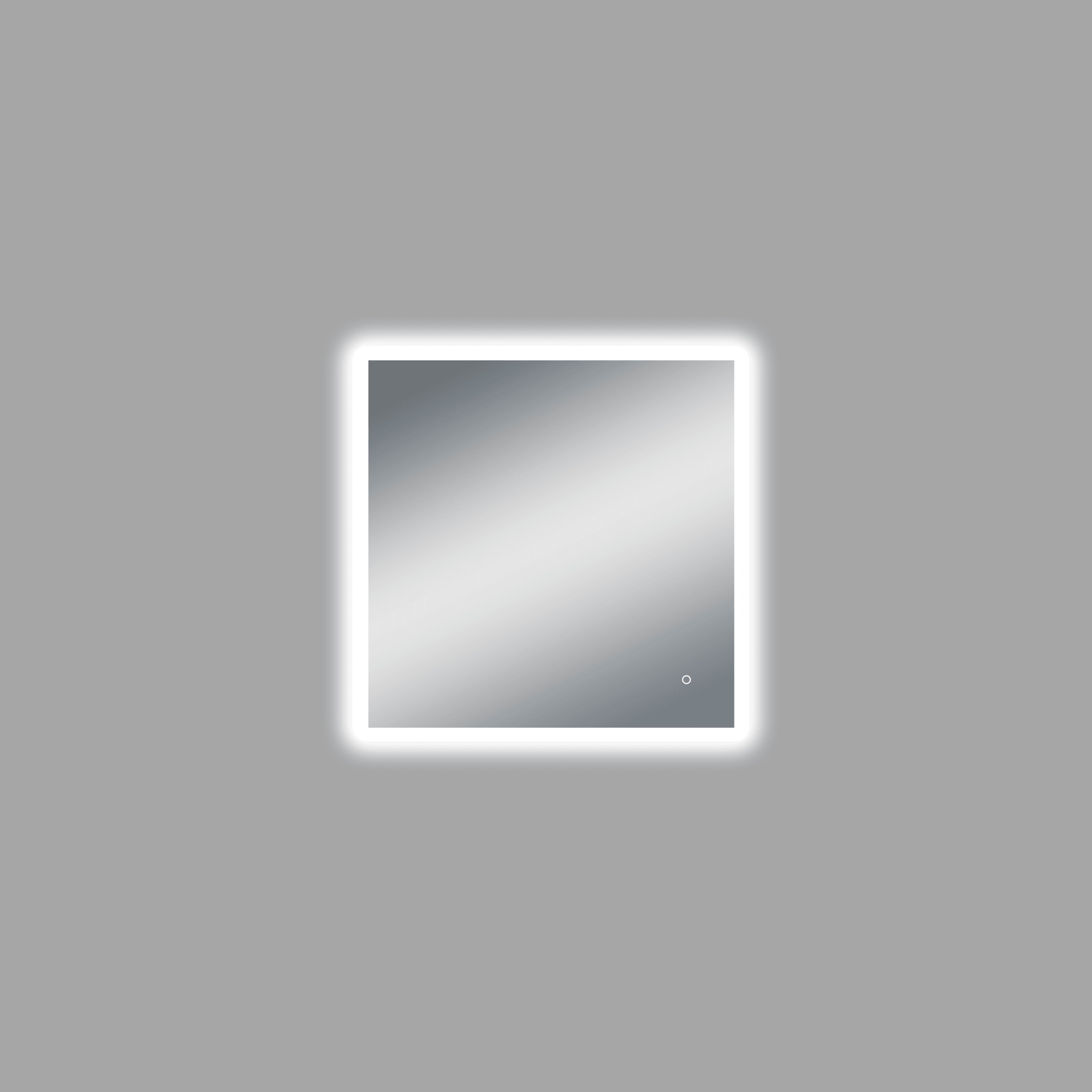 Pilsen LED Bathroom Mirror with Touch Dimmer & Anti-Fog Function - 4 Size Options for Vanity, Makeup & Shaving - Perfect for Modern Home & Spa Decor