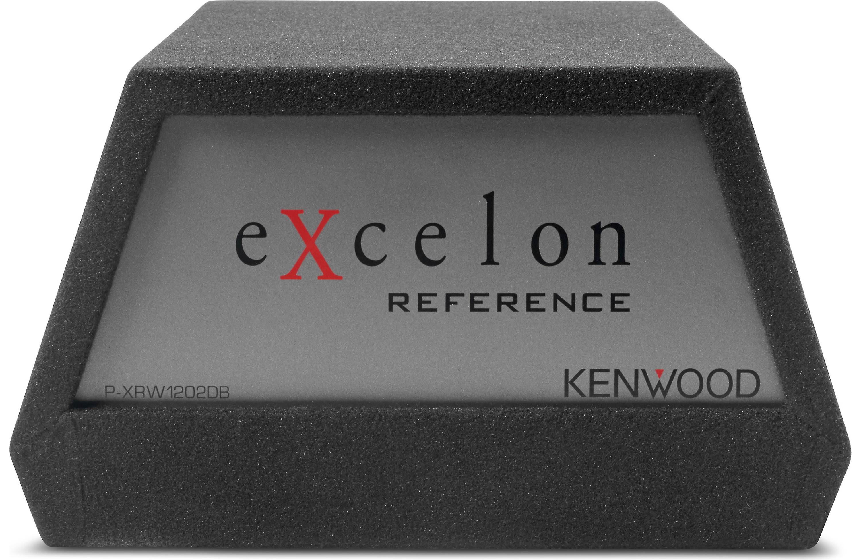 Kenwood Excelon P-XRW1202DB 12-Inch 1200W Oversized Car Subwoofer with Sealed Down-Firing Enclosure - Premium Bass for Car Audio & Home Theater Systems