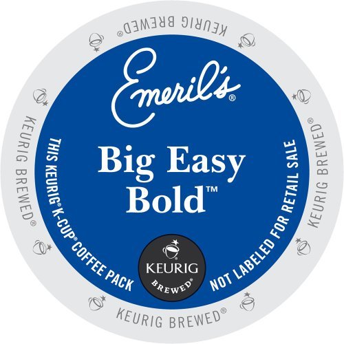 Emeril's Big Easy Bold K-Cup Coffee Pods for Keurig Brewers - 100 Count | Rich & Robust Flavor | Perfect for Home, Office & Morning Brews
