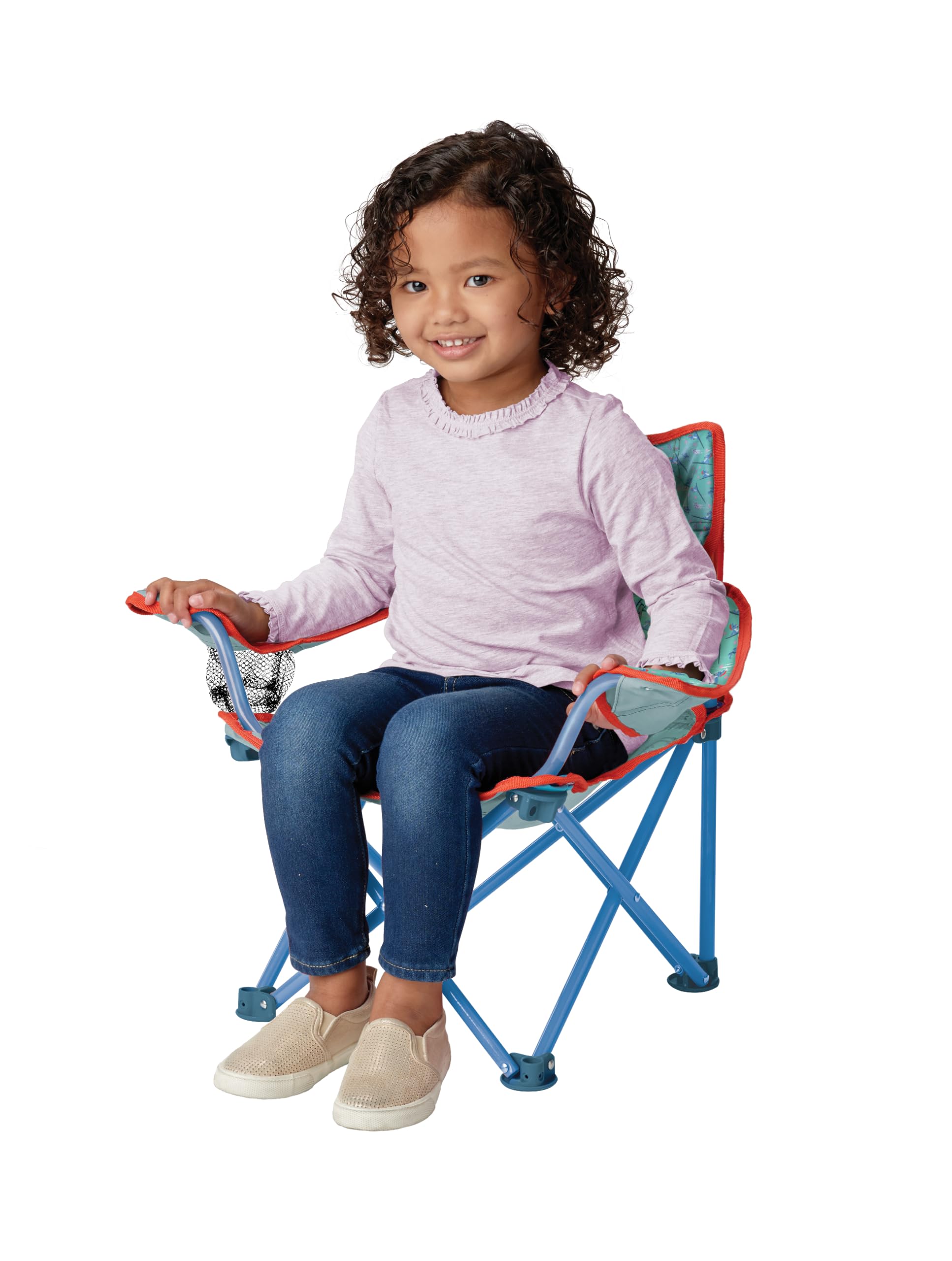 Lilo & Stitch Kids Foldable Chair with Carry Bag - Portable Camping Chair for Toddlers 24M+, Perfect for Park, Beach, Sports Events & Outdoor Activities
