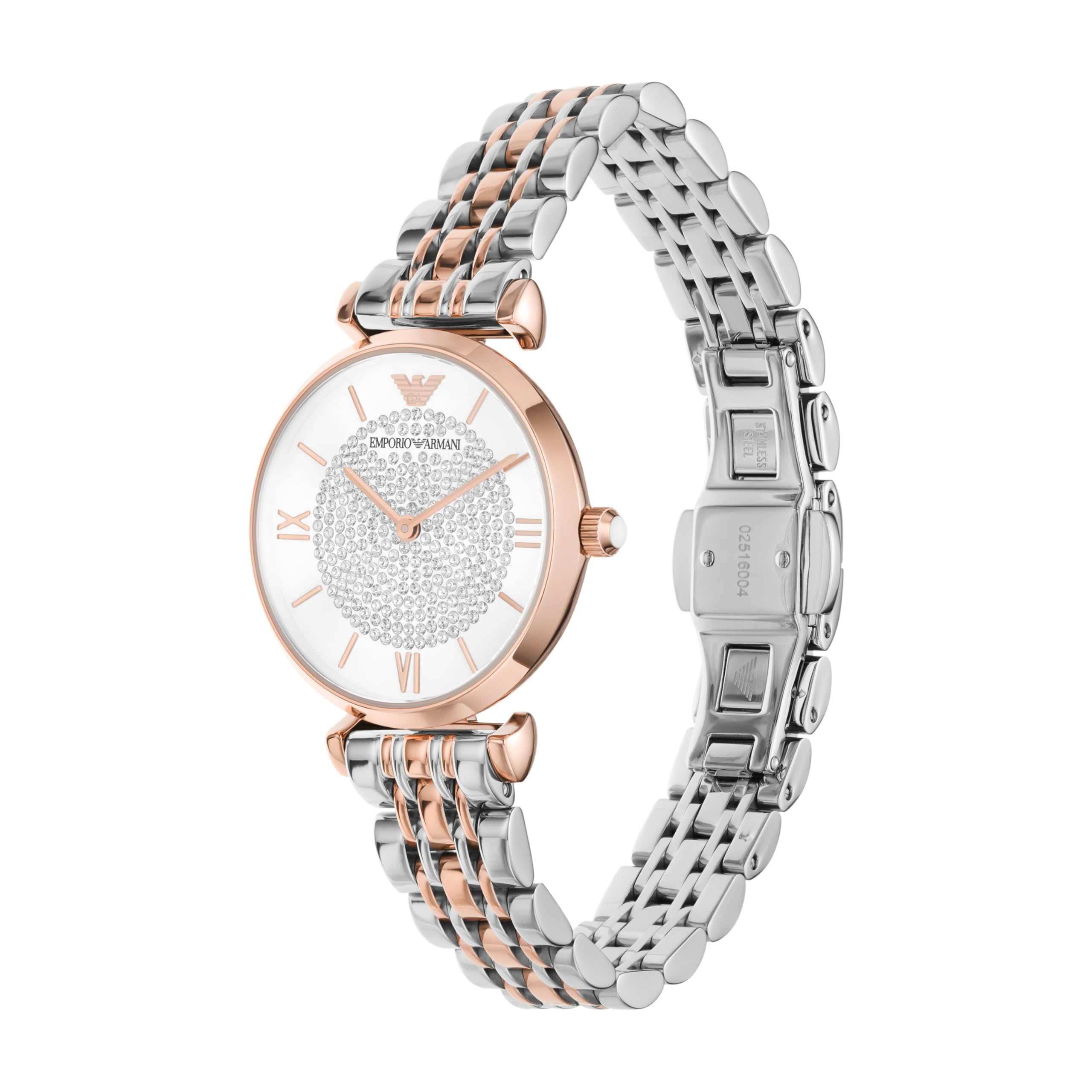 Emporio Armani Women's Fashion Dress Watch - Stainless Steel Band Luxury Watch for Women | Perfect for Office, Evening Events & Special Occasions