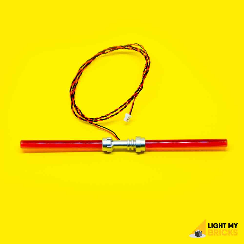 LEGO Star Wars Darth Maul LED Lightsaber - Dual-Bladed Red Light Up Toy for Kids & Collectors - Perfect for Role Play, Cosplay & Display