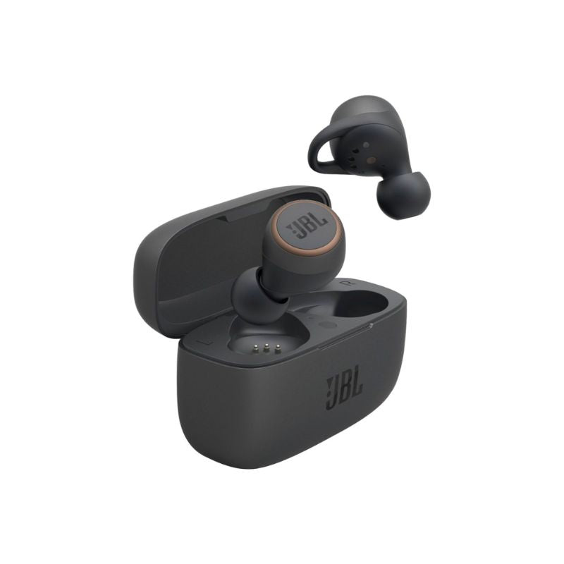 JBL Live 300TWS Wireless Bluetooth Earbuds - Black | Noise Cancelling Headphones for Gym, Running & Travel