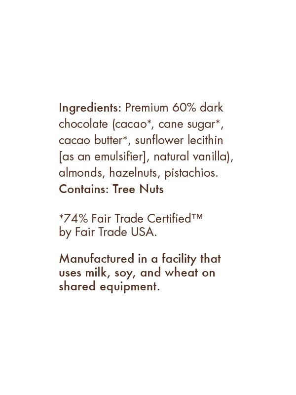 Chuao Chocolatier Triple Nut Temptation Dark Chocolate Bars - Gourmet 70% Cocoa Snacks - 10 Pack (2.8oz Each) - Perfect for Gift Baskets, Birthdays, Thank You Gifts & Care Packages - Ideal for Holiday Parties, Office Treats & Chocolate Lovers