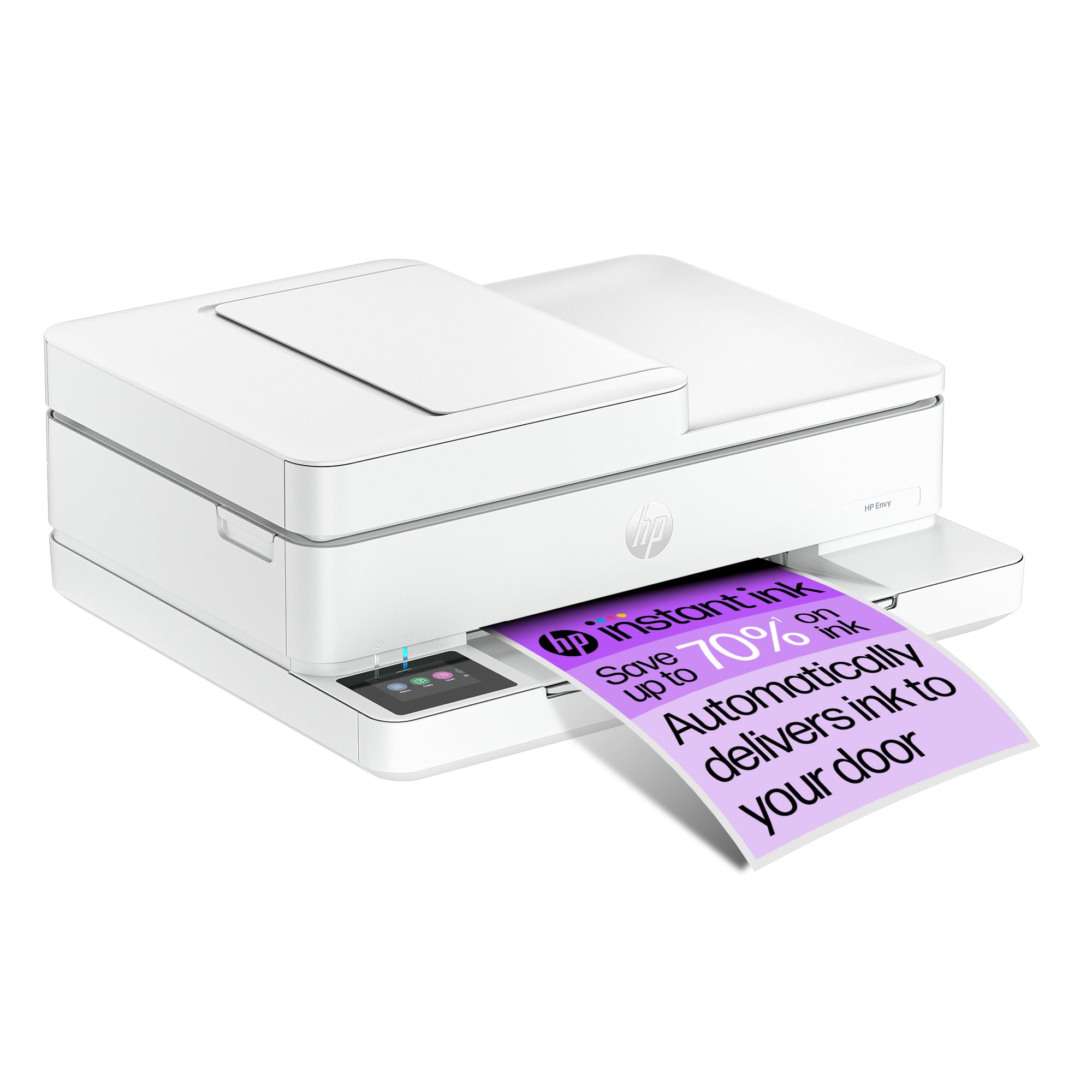 HP Envy 6530e Wireless All-in-One Color Printer with Auto 2-Sided Printing | Print, Scan, Copy | 3 Months Instant Ink Included | Automatic Document Feeder | Home & Office Use | Perfect for Documents, Photos, School Projects & Small Business Needs