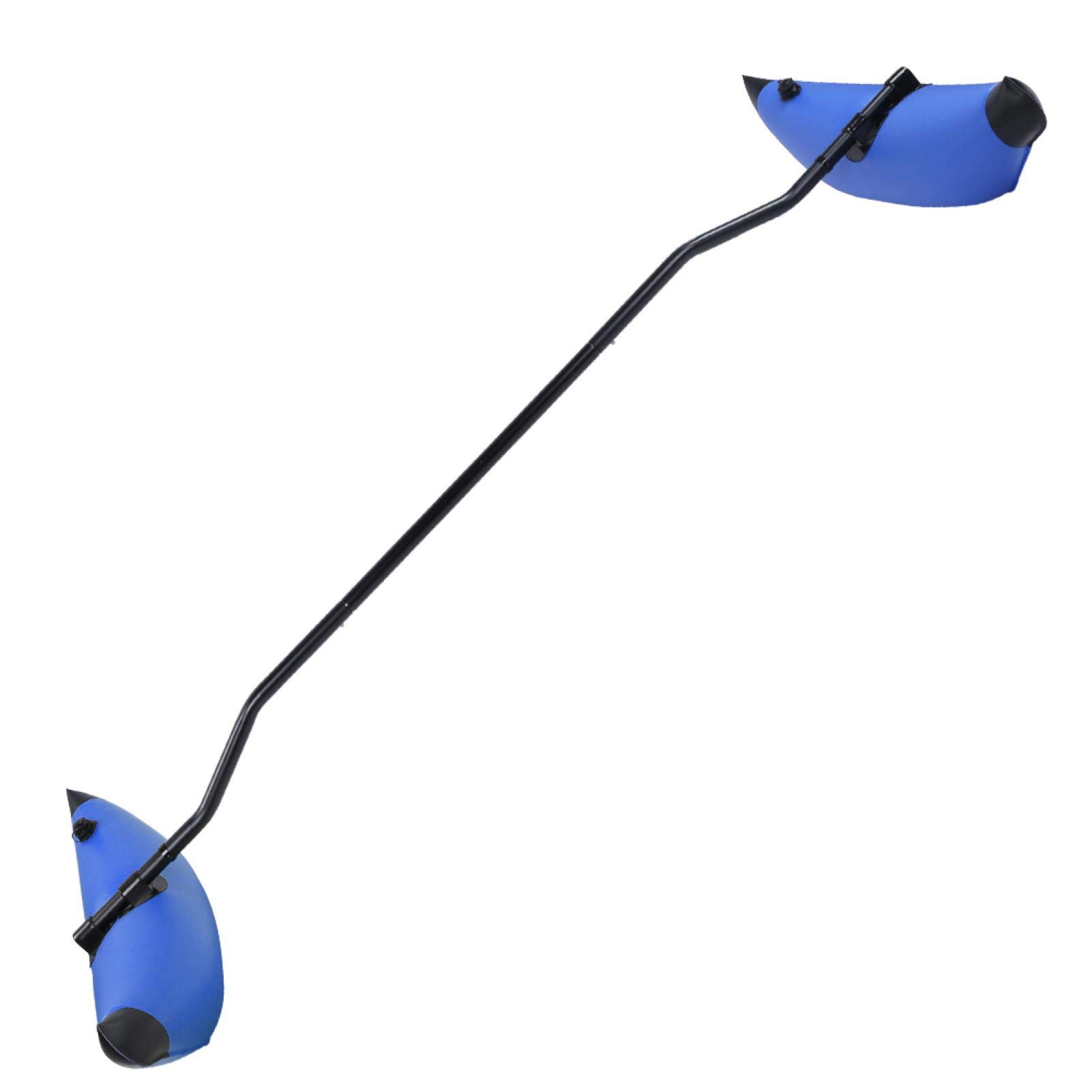 **Inflatable Kayak Stabilizer Outrigger Kit - PVC Canoe Balancing Float Accessory for Paddling & Fishing | Kayak Stabilizer for Inflatable Kayaks & Canoes | Outdoor Water Sports & Boating (Blue)**