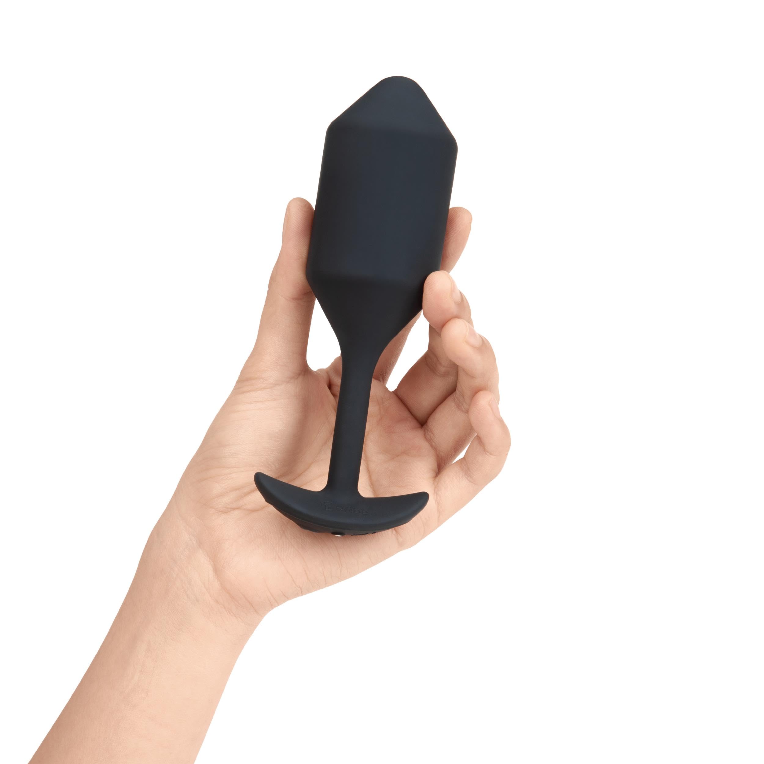 b-Vibe Vibrating Snug Plug 1 Anal Plug - Black | Silicone Adult Sex Toy for Couples & Solo Play | Anal Training & Prostate Stimulation Device | Perfect for Beginners & Advanced Users | Enhances Intimacy & Sensual Pleasure