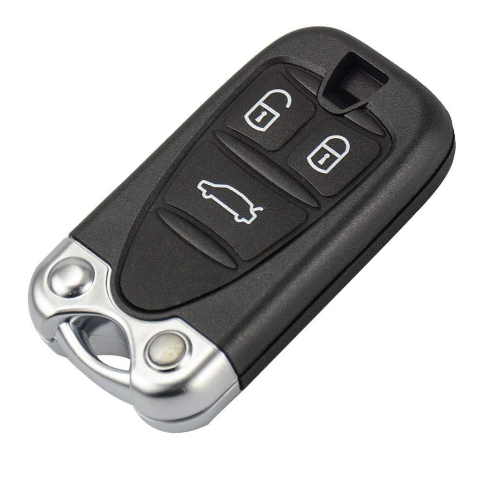 MDHANBK 3-Button Car Key Shell Replacement for Alfa Romeo 159 Brera 156 Spider - Remote Control Key Fob Housing Case - Perfect for Key Repair & Replacement (Ideal for Daily Use, Spare Keys & Automotive Maintenance)