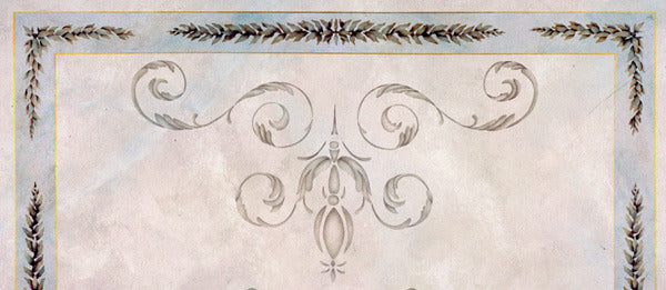 Palazzo Centerpiece Ceiling Stencil - DIY Home Decor Stencils for Walls, Floors & Furniture - Perfect for Bedroom, Living Room & Wedding Decor