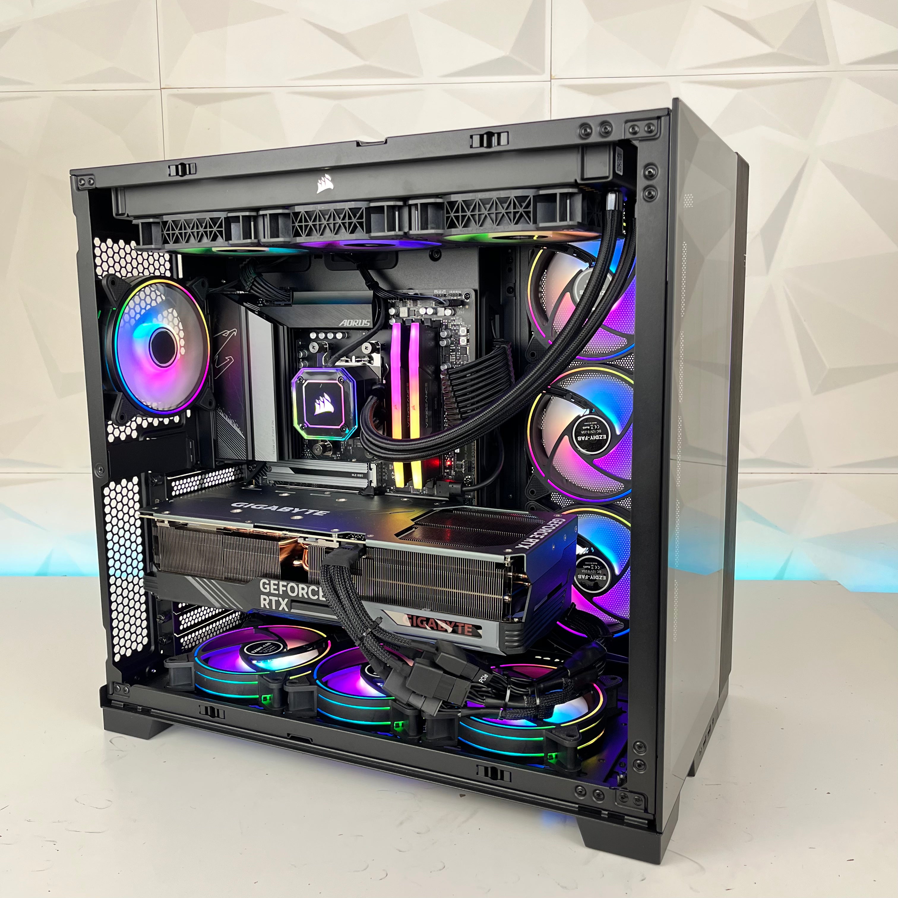 High-Performance Gaming PC SpectrumX with AMD SP8 Processor - Ultimate Gaming & Streaming Desktop for Esports & VR