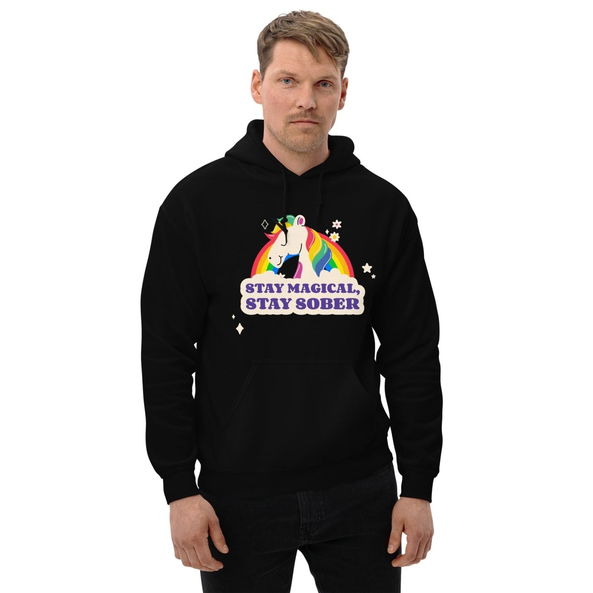 Magical Sobriety Unisex Hoodie - Comfortable & Stylish Pullover Sweatshirt for Men & Women | Perfect for Casual Wear, Gym, and Outdoor Activities