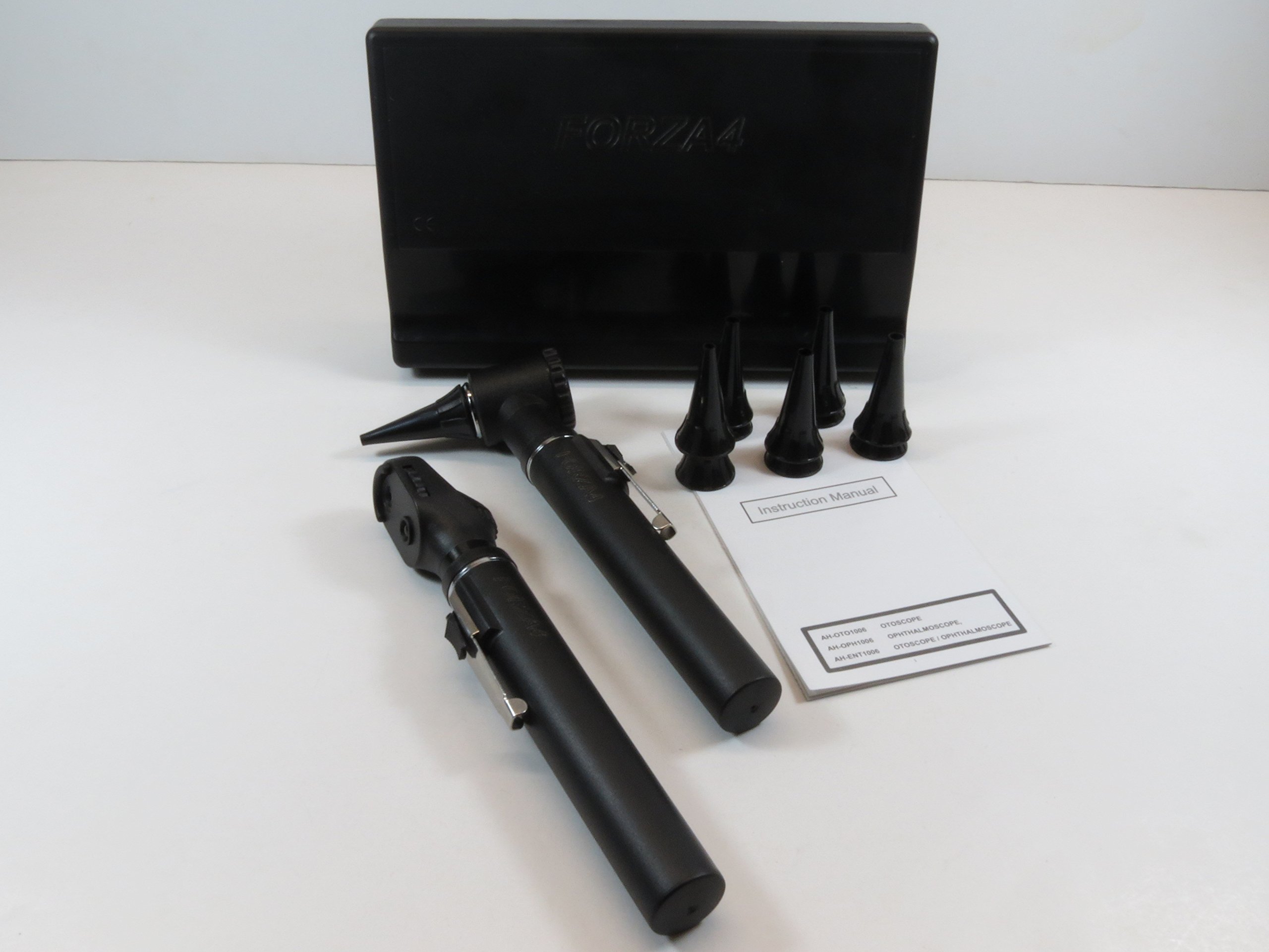 Professional Veterinary Diagnostic Kit - Fiber Optic Ophthalmoscope & Otoscope Set for Small Animal Eye & Ear Exams | Perfect for Vet Clinics, Animal Hospitals & Home Pet Care