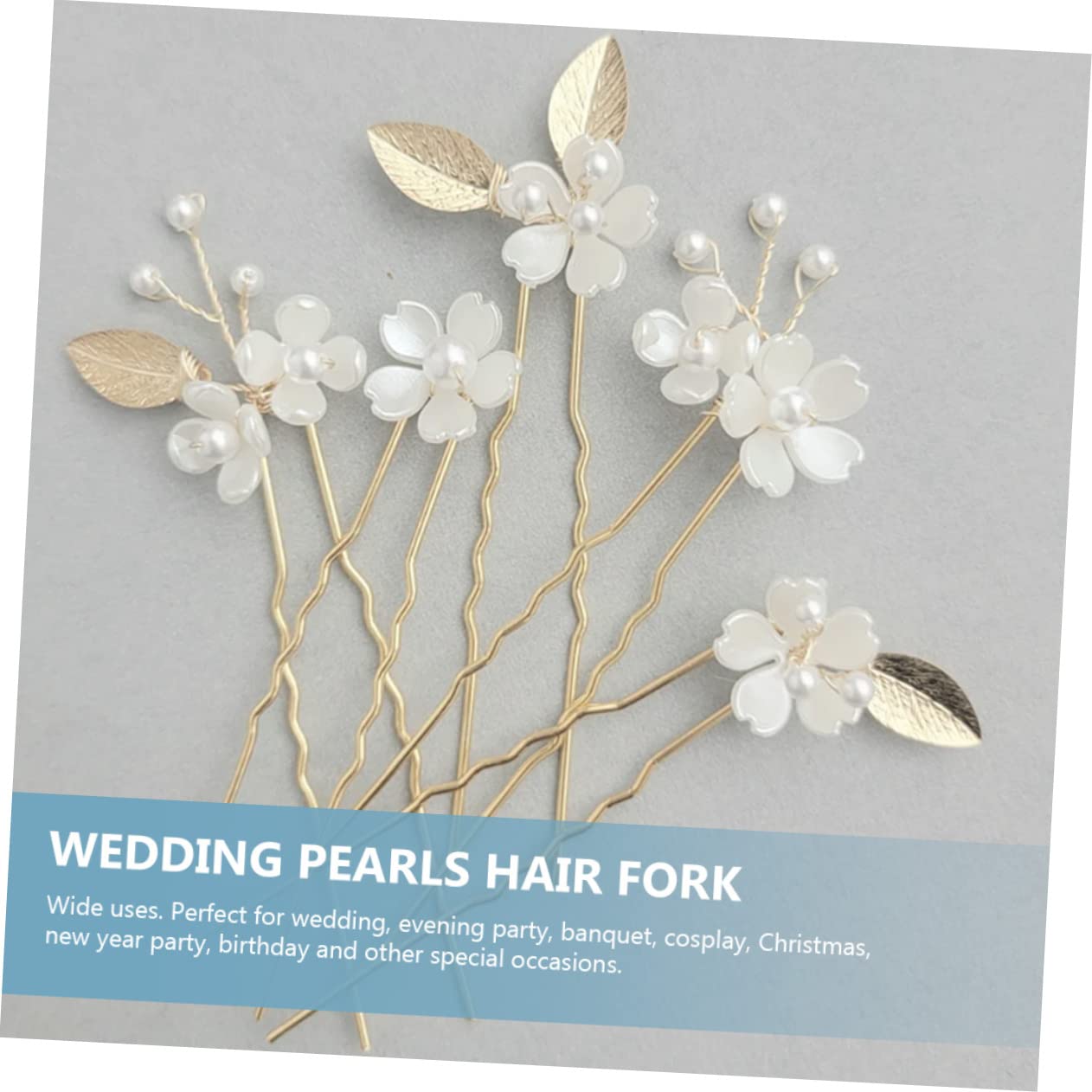 10PCS Pearl Hair Clips for Women - Rhinestone Bridal Hair Barrettes, Metal Crystal Bobby Pins, Wedding Hair Accessories with Flowers & Rhinestones - Perfect for Brides, Prom, Parties & Special Occasions