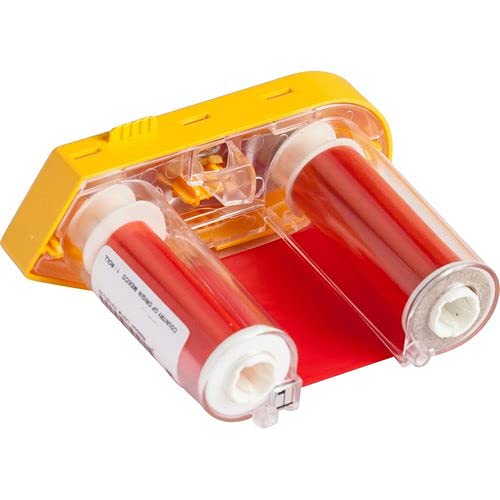 Brady M61-R10010-RD 151002 R10000 Series Printer Ribbon - 4 Pack for Label Printing in Warehouses, Retail & Shipping (Compatible with Brady Printers)