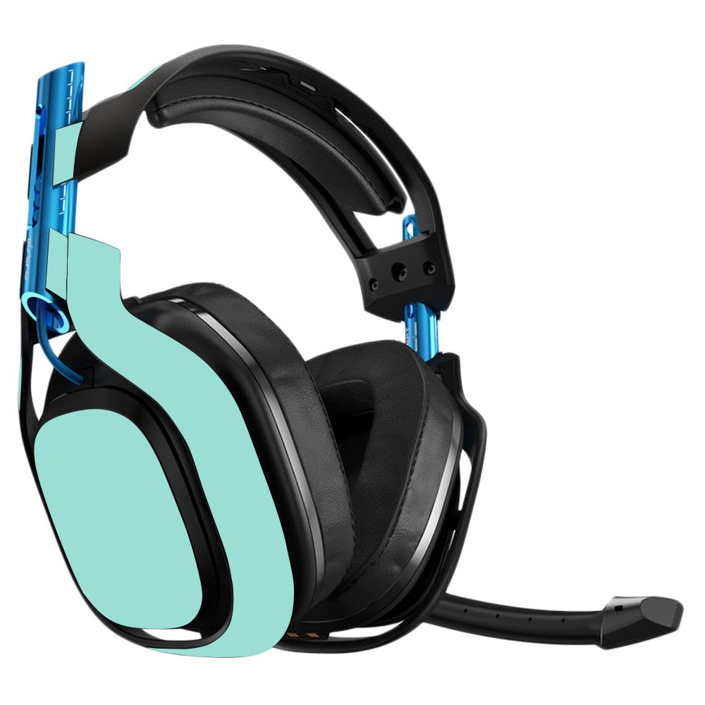 **Astro A50 3rd Generation Gaming Headset Skin - Solid Seafoam Vinyl Decal Wrap Cover | Durable, Protective & Easy to Apply | Made in USA | Perfect for Gaming, Streaming & Customization**