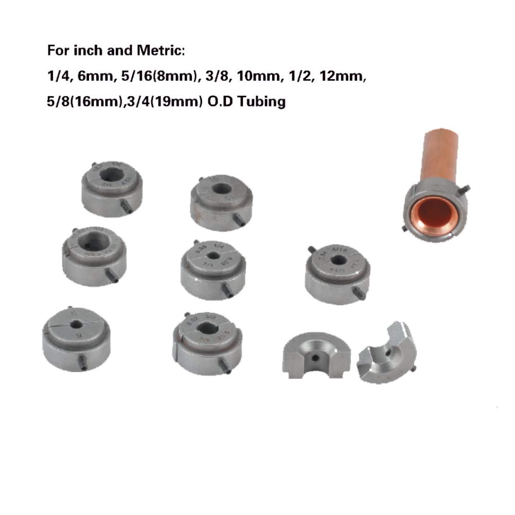 VSOON Flaring Tools Kit - 45-Degree Cone Tubing Flaring Tool Set with Tube Cutter & Deburring Tool for HVAC Refrigeration (1/4-3/4 Inch O.D. Copper Pipe) - Perfect for Plumbing Repairs, Auto AC Maintenance, and DIY Home Improvement Projects