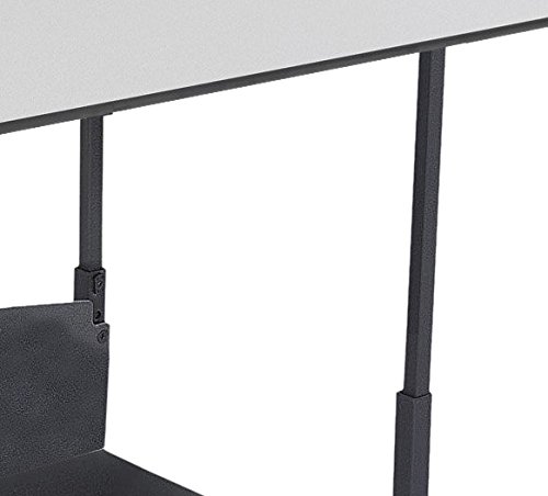AlphaBetter Adjustable Height Desk 36x24 Inch - Premium Swinging Footrest Bar for Home, Office & Classroom - Ergonomic Study & Work Desk for Comfort & Focus