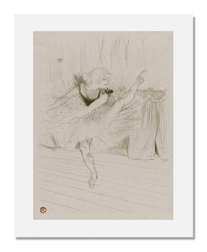 Henri de Toulouse-Lautrec Miss Ida Heath English Dancer Art Print - Vintage Poster for Home Decor, Office & Gift Ideas | Wall Art for Living Room, Bedroom & Dance Studios