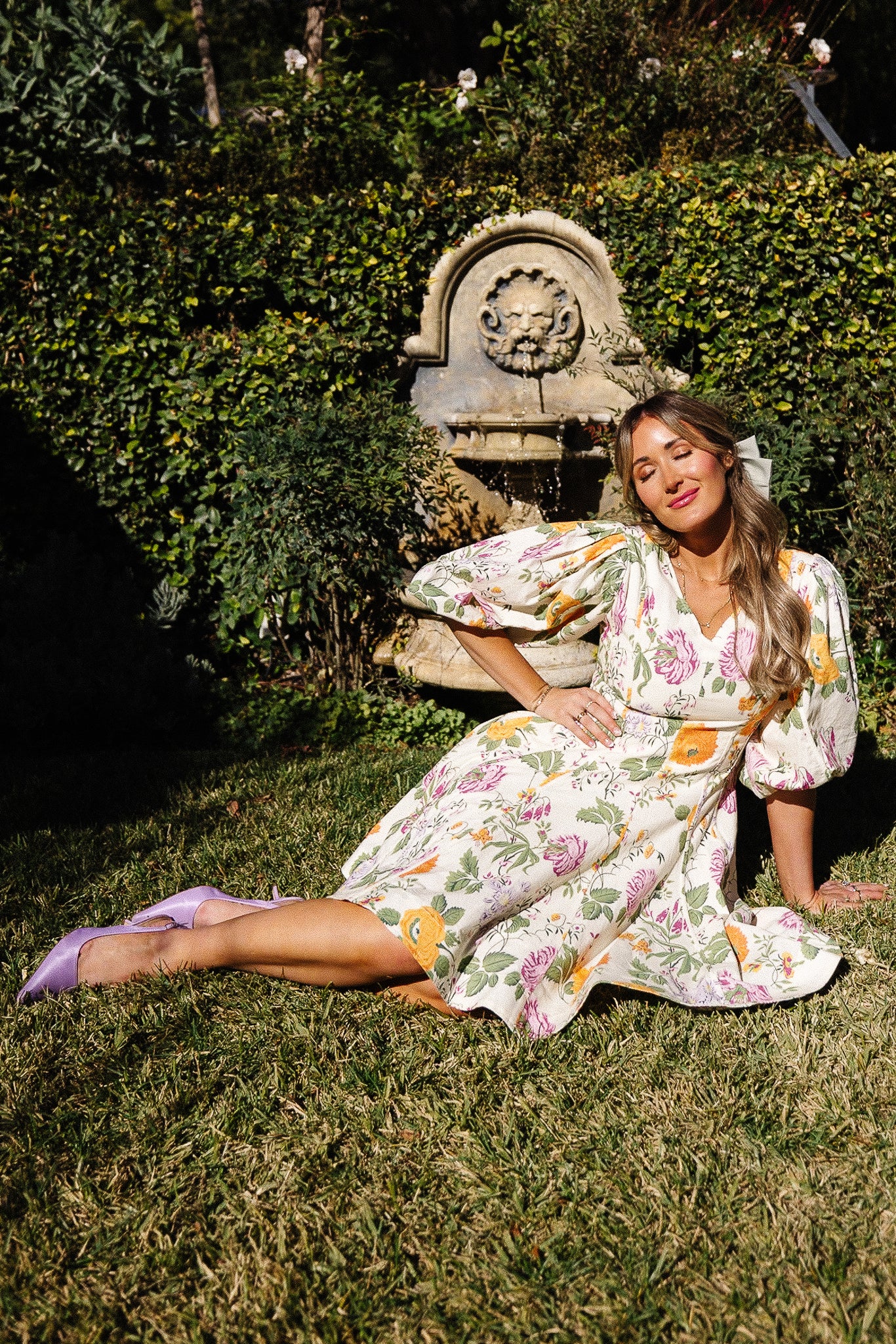 Leah Dress - Multicolor Floral Print Women's Summer Dress | Perfect for Beach Vacations, Garden Parties & Date Nights